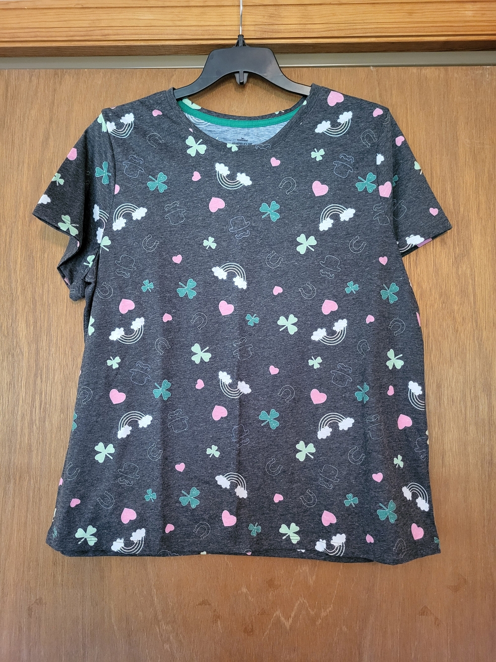 Women's Charcoal St. Patrick's Day Tee, XXL